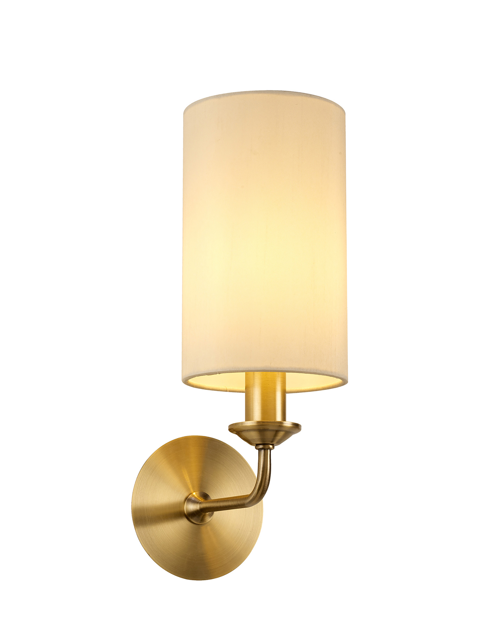 DK0038  Banyan Wall Lamp 1 Light Antique Brass; Ivory Pearl